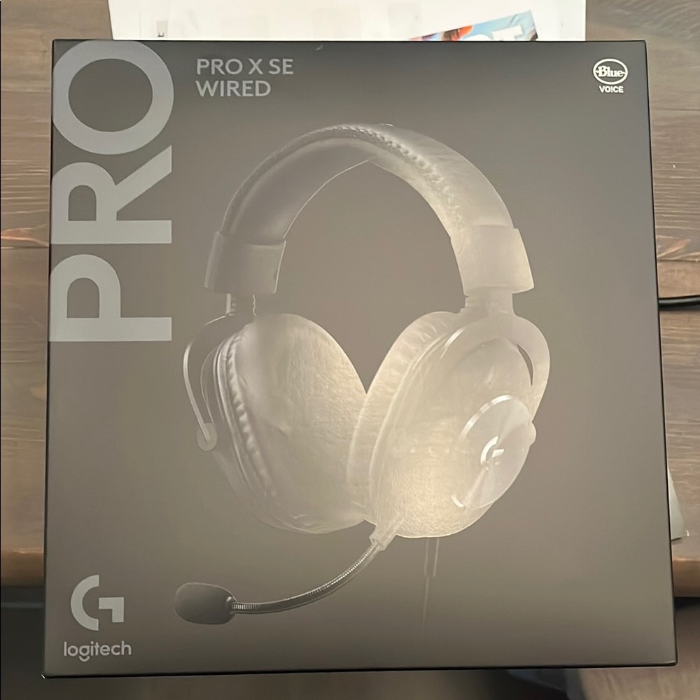 Logitech PRO X SE Wired Headset - Black